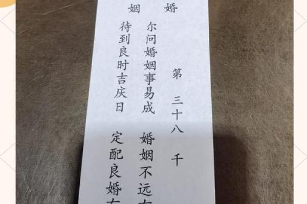 佛祖灵签三十八签解