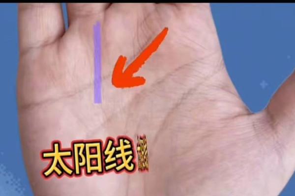 《手相学习百科》：太阳线