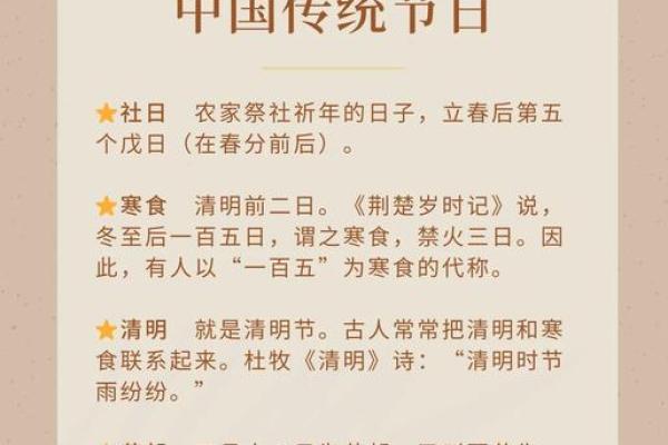 传统节日：这些节日习俗知道吗