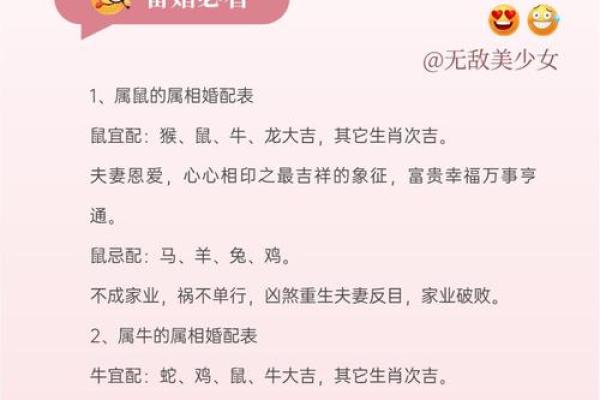 十二生肖配对歌看看你和TA的缘分有多好
