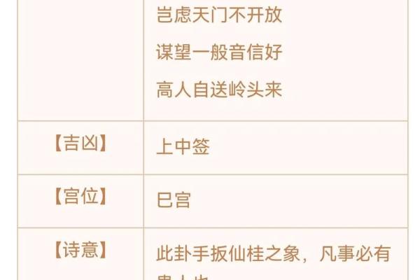 观音灵签姻缘好签