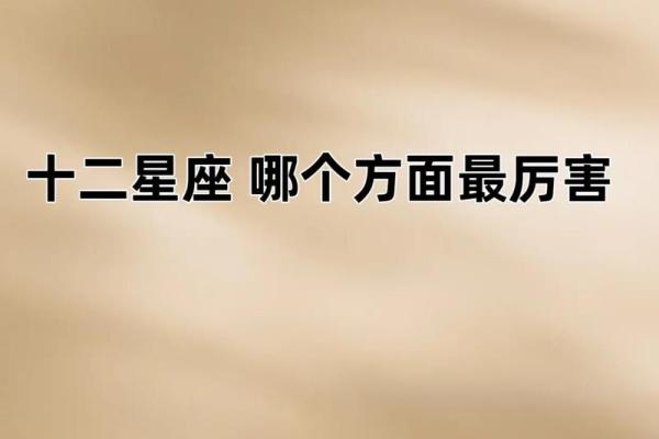 12星座哪个更聪明哪个更笨重