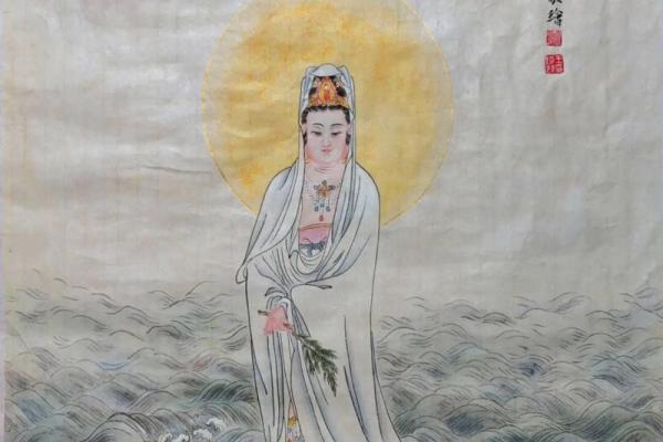 观音灵签第71水墨