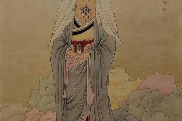 观音灵签第71水墨