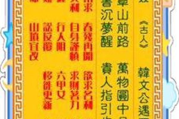 观音灵签.