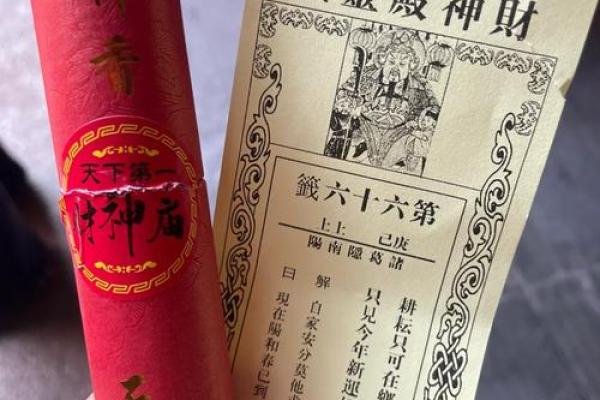 财神爷灵签15