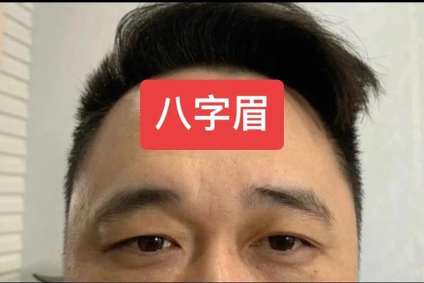 八字眉面相