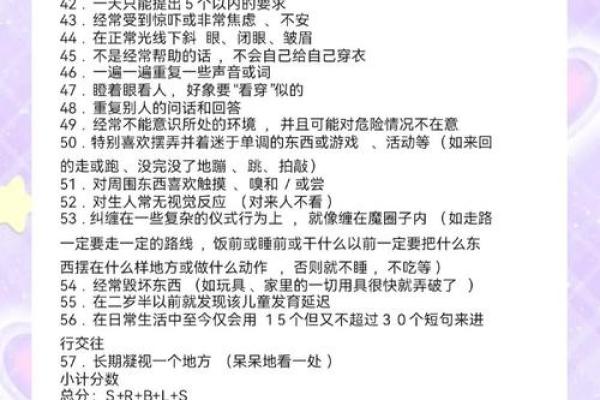 自闭症的表现测试30题 如何通过30道自闭症表现测试题测试出自闭症的症状和迹象