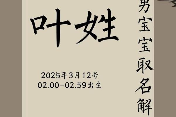 宝宝八字缺金爸爸姓叶男孩名字